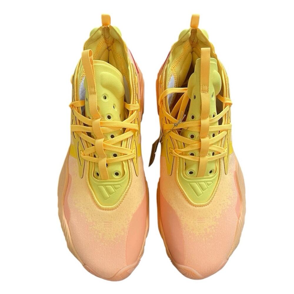 NWOB Adidas x Trae Young 3 Acid Orange Sneakers Men Size 12 Women 13 Streetwear - Picture 2 of 8